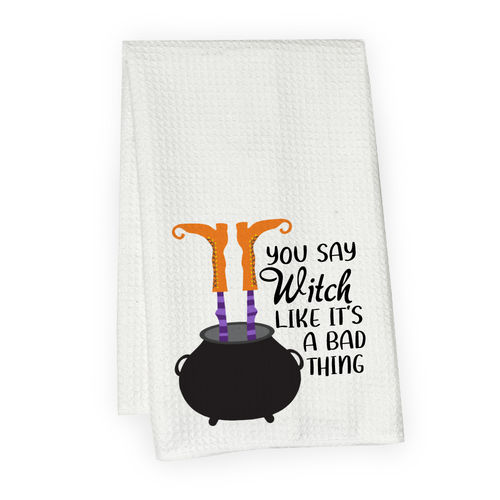 You say Witch Microfiber Hand Towel