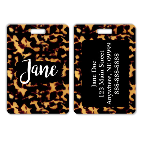 Tortoise Luggage Tag