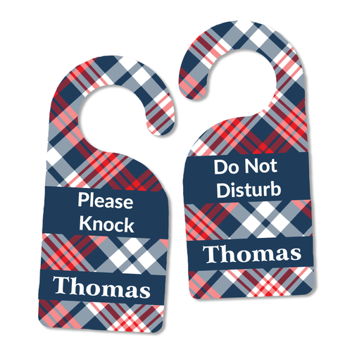 Jarrod Plaid Door Hanger