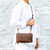 Wren Convertible Wristlet - Brown - Stamped