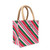 Candy Cane Stripes Tote- Embroidered