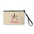 Unicorn Name Natural Zip Pouch