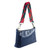 Quinn Shoulder Bag - Navy - Stamped