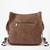 Brown Lenox Saddlebag - Embroidered