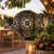 Floral Dots Globe Hanging Lantern