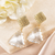 Squares Over Triangles Drop Earrings