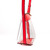 Clear/Red Crossbody Bag