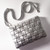 Monroe Woven Clutch/Crossbody - Silver