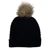 Bubble Knit Pom Beanie - Midnight