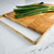 Acacia Chevron Board with Gold Handle