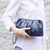 Navy Ruched Loop Clutch/Case - Stamped