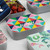 Bright Triangles RPET Lunch Box - Personalized