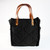 Black Puffy Lunch Tote