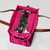Hot Pink Puffy Lunch Tote