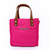 Hot Pink Puffy Lunch Tote - Embroidered