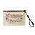 BW Floral Natural Zip Pouch