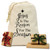 Reason For The Season Natural Drawstring Gift Sack