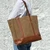 Waxed Canvas Huck Tote - Khaki