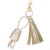 Goldstone Tassel Charging Key Chain