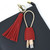 Cherry Tassel Charging Key Chain
