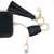 Tassel Charging Key Chain - Midnight - Stamped 25