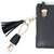 Midnight Tassel Charging Key Chain- Stamped - NEW
