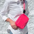 Birdie Belt Sling Bag - Hot Pink - Embroidered
