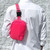 Birdie Belt Sling Bag - Hot Pink - Embroidered