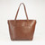 Olivia Organized Tote - Brown - Stamped - NEW
