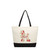 Poodle Love Color Block Tote
