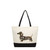 Dachshund Love Color Block Tote