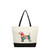 Beagle Love Color Block Tote