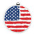 USA Flag Dartboard