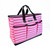 Dolly Hauler Pocket Tote - Hot Pink/White - NEW