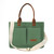 Daily Tasker Tote - Sea Green -Embroidered - NEW
