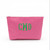 Zippy Pouch - Hot Pinkie - Monogrammed