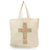 Floral Cross Shopper Tote