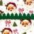 HoHoHo & Trees Die-Cut Ribbon Set