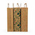 Holiday Kraft Paper Gift Bags - NEW