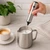 Stainless Rechargeable Milk Frother & Stand - NEW