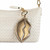 Metallic Lips Case Bag Charm - Gold - NEW