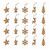 Wooden Ornament Gift Tags - Set of 20 - NEW