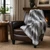 Wearable Throw - Zephyr Gray - Embroidered