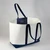 Stono Large Essentials Tote - White/Navy