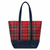 Cooper Medium Tote - Red Tartan