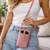 Sloane Phone & Wallet Crossbody - Bubble Gum