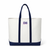 Stono Large Essentials Tote - White/Navy - Shadow Ltrs - NEW