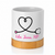 Stethoscope Heart Ceramic Container & Base - NEW