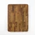 Teak End Grain Rectangular Board- Engraved Split Monogram - NEW