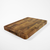 Teak End Grain Rectangular Board- Engraved Latolines - NEW
